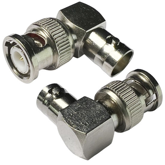 Picture of CESS BNC Right Angle Adapter Male to Female - BNC Female to BNC Male Elbow (2 Pack)