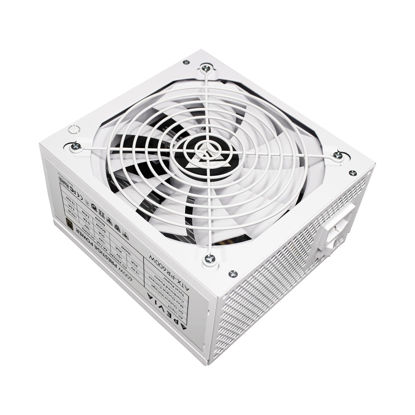 Picture of Apevia ATX-PR600W-WH Prestige 600W 80+ Gold Certified, RoHS Compliance, Active PFC ATX Gaming Power Supply White