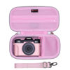 Picture of XANAD Digital Camera Case for Sony Alpha 6400/6700 / 6100/6600, Alpha ZV-E10 II/ZV-E10 / ZV-1/ Gavonde/Duluvulu 4K Vlogging Camera and Other Accessories, with Shoulder Strap (Pink)
