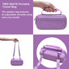 Picture of XANAD Digital Camera Case for Sony Alpha a6000 / a6300 / a6400 / a6500 / a6600/a6700/ Gavonde/Duluvulu 4K Vlogging Camera and Other Accessories, with Shoulder Strap (Purple)
