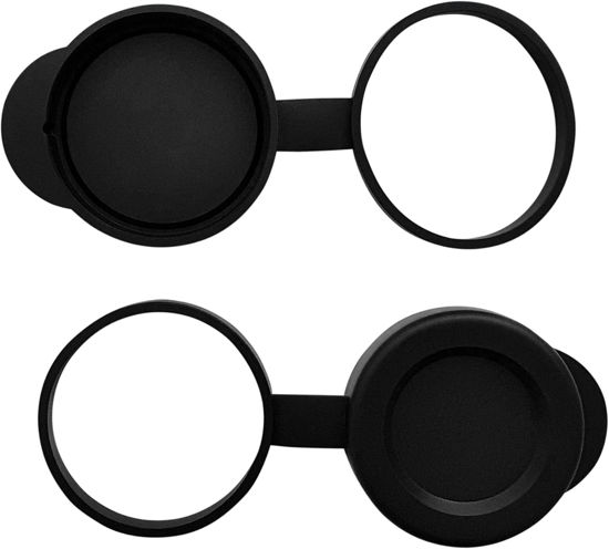 Picture of 32mm Binocular/Monocular Objective Lens Caps Internal Diameter 47.5-49mm Rubber Cover Set Black