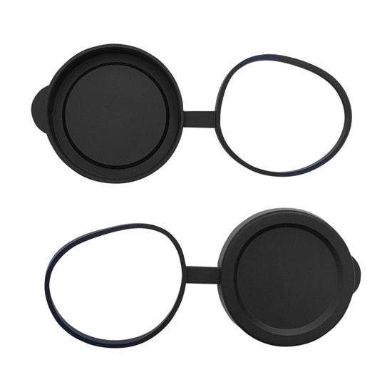 Picture of 50mm Binocular/Monocular Objective Lens Caps Internal Diameter 61.5-64mm Rubber Cover Set Black
