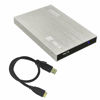 Picture of HWAYO 2.5'' HDD 250GB Ultra Slim Portable External Hard Drive USB3.0 Storage for Xbox One Console, PC, Laptop, MacBook (Silver)