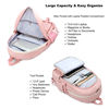 Picture of Laptop Backpacks 15.6 Inch College Backpack Elementary Middle High School Bag Large Cute Bookbags Anti Theft Travel Back Pack Casual Daypack Kids Book Bag for Teens Girls Women Students (Pink)