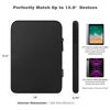 Picture of MoKo 12.9 Inch Tablet Sleeve Fits 13 Inch New iPad Pro M4 & Air M2 2024,iPad Pro 12.9 M2&M1,Galaxy Tab S8+/S9+ 12.4,Surface Laptop Go 12.4,Polyester Bag Fit with Apple Pencil or Smart Keyboard, Black