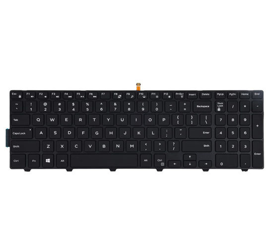 Picture of Keyboard Replacement for Dell inspiron 15 3000 5000 3541 3542 3543 3551 3552 3558 3593 5542 5545 5547 5755 5551 5558 5552 5758 5759 5559, inspiron 17 5000 5748 5749 5755 5758 5759 Laptop with Backlit