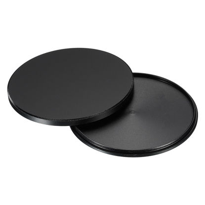Picture of PATIKIL 72mm Lens Cap, Camera Lens Cap Cover Universal Front Metal Lens Filter Stacks Cap Protective Case for 72mm Camera Circular Polarizing Fader ND Filter, Black