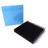 Picture of Easycargo 60mm Heatsink Kit + pre applied 3M 8810 thermal conductive adhesive tape, cooler Aluminum heat sink set for cooling GPU SSD WiFi module LED Panel (2pcs 60x60x10m Black)