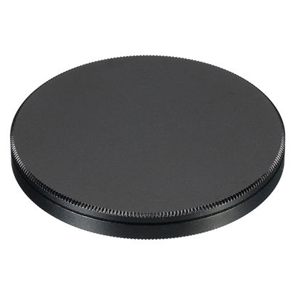 Picture of PATIKIL 62mm Lens Cap, Camera Lens Cap Cover Universal Front Metal Lens Filter Stacks Cap Protective Case for 62mm Camera Circular Polarizing Fader ND Filter, Black