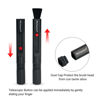 Picture of PROfezzion Double-Ended Lens Cleaning Pen for Electronics, Earbuds, Laptop, Cell Phone, Keyboard, Camera Lens, Lens Cleaner Pen with Soft Brush & Silicone Wiper, Black