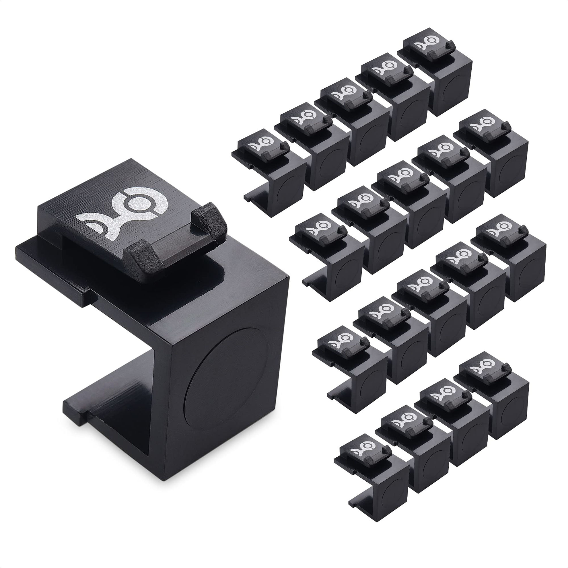 GetUSCart- Cable Matters (20-Pack) Blank Keystone Jack Inserts in Black