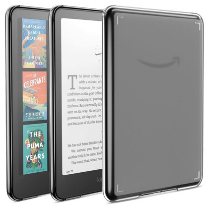 Picture of MoKo Case for All-New 7" Kindle Paperwhite (12th Generation-2024) and Kindle Colorsoft Signature Edition 2024, Ultra Thin Transparent Hard PC Skin Bumper Back Cover Shell, Clear