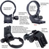Picture of iShoot Tripod Mount Ring Lens Collar Compatible with Sony FE 24-70mm f/2.8 GM II, FE 16-35mm F2.8 GM II, FE 20-70mm F4 G, Support Bracket for Arca-Swiss Fit Quick Release Plate Clamp & Stabilizer