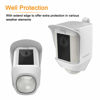 Picture of Fintie Silicone Case for Ring Spotlight Cam, Soft Silicone Weather Resistant Protective Skin Cover for Ring Spotlight Battery HD Security Camera, White
