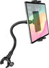 Picture of Dosvsi Gooseneck Indoor Cycling Tablet Mount, Spin Bike Tablet Holder for Stationary Treadmill Elliptical, 360° Rotation Handlebar Clamp for iPad Pro Mini Air, Galaxy Tab/Z Fold, iPhone,4-12.9" Device