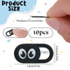 Picture of YQQYG 10 Pcs Laptop Camera Cover Slide, Webcam Cover Slide, Laptop Camera Cover Slide Thin, Cell Phone Camera Cover, Protect Your Privacy Security, Camera Cover for Desktop Tablet Pad
