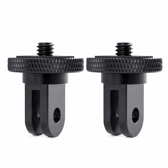 Picture of Camera Tripod Mount for Gopro Adapter, 2Pcs 1/4-20 Screw Conversion Adapter for GoPro Hero10, Insta360 ONE X4 X3, X2, Go 2, DJI OSMO Action and Other Action Cameras