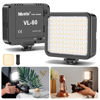 Picture of Mettlelite VL80 LED Video Light Kit Portable Continuous on Camera Photography Lighting Ultra Bright with Mini Tripod & Color Filters for Streaming Video Conferencing Gaming TikTok Vlogging