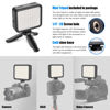Picture of Mettlelite VL80 LED Video Light Kit Portable Continuous on Camera Photography Lighting Ultra Bright with Mini Tripod & Color Filters for Streaming Video Conferencing Gaming TikTok Vlogging