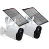 Picture of Rraycom Solar Camera Security Outdoor, Solar Powered WiFi System Surveillance Camera with 2K Color Night Vision, 2 Way Talk, Spotlight & Siren, Compatible with Alexa