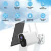 Picture of Rraycom Solar Camera Security Outdoor, Solar Powered WiFi System Surveillance Camera with 2K Color Night Vision, 2 Way Talk, Spotlight & Siren, Compatible with Alexa