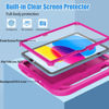 Picture of BMOUO Kids Case for iPad 10th Generation 10.9 inch 2022 - with Built-in Screen Protector, Shockproof Light Weight Covertible Handle Stand iPad 10th Generation Case for Kids Toddlers Girls, Rose