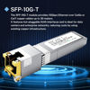 Picture of 10GBASE-T SFP+ RJ45 Copper Transceiver Module, Multi-Rate 1.25G/2.5G/5G/10G up to 30m - Compatible with TP-Link, Cisco SFP-10G-T-S, Ubiquiti UF-RJ45-10G, Netgear, Broadcom, Mikrotik and More