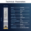 Picture of 10GBASE-T SFP+ RJ45 Copper Transceiver Module, Multi-Rate 1.25G/2.5G/5G/10G up to 30m - Compatible with TP-Link, Cisco SFP-10G-T-S, Ubiquiti UF-RJ45-10G, Netgear, Broadcom, Mikrotik and More