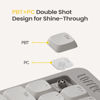 Picture of Flow Lite 84 Keys Low Profile Mechanical Keyboard, 75% Swappable Rechargeable Wireless Keyboard with 2.4G Receiver, Bluetooth and Wired Connection for Windows, Mac/Spector Linear Switches (Off-White)