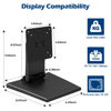 Picture of WEARSON Lay Flat Monitor Stand - Foldable Low Profile Monitor Stands Compatible with VESA 75x75 and 100x100 Monitor Mounts WS-03A2