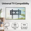 Picture of GLWIXY Fixed TV Wall Mount Bracket for Most 14 17 19 21 24 27 32 37 39 42 inch Flat TVs & Monitor, Small Ultra Slim TV Mount Max VESA 200x200mm and 55lbs Loading Capacity, Computer Monitor Wall Mount