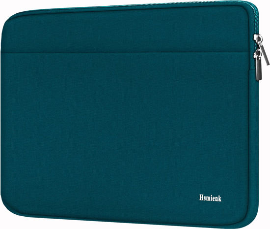 Picture of Laptop Sleeve Case 15.6 inch, Laptop Sleeve Shockproof Protective Notebook Bag with Accessory Pocket, Briefcase Carrying Laptop Sleeve for 15.6" HP, ASUS, Dell, Lenovo, Acer -Cyan Color