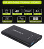 Picture of KuWFi Game Capture Card Switch,Video Capture Card 4K 1080P 60FPS, HDMI to USB 3.0 Converter for Streaming Work with PS4/PC/OBS/Camera