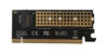 Picture of Valuegist PCIe Adapter for M.2 NVMe Mkey, PCI-e 4.0 X4 Card Supports NGFF M2 M-Key SSD of Length 2280,2260,2242,2230, PCIe NVMe Adapter