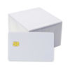 Picture of Gialer 100 Pack ISO PVC Card with SLE4442 Chip Blank Smart intelligent Card Contact IC Card Safe White Key Card for Access Control No Printing