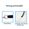 Picture of N+A underwater camera housing carry lanyard Military Grade Parachute Rope Waterproof Case soft handle with 2pcs 316 Stainless Steel Swivel Eye Bolt Snap Hooks