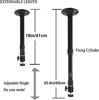 Picture of 2-Be-Best Projector Mount 16-25.6in Adjustable Projector Ceiling Mount Compatible with AuKing HAPPRUN HOMPOW Vankyo Groview TMY ClokoWe Magcubic Projectors Black.