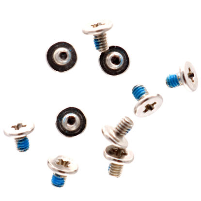 Picture of PartEGG 10pcs M2x3 mm Screws Phillips Flat-Head Replacement for Laptop Desktop PC M.2 SSD WLAN Card Cooling Fan Bottom Case (Silver)
