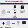 Picture of 50ft Power Extension Cable Compatible with Blink Mini 2, Blink Mini and Blink Outdoor 4 Cameras - 15m Long Flat Micro USB Charging Cord with 30cm USB C Waterproof Adapter and 18W Fast Charger, White