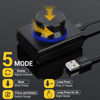Picture of DROK USB Volume Knob, Small PC Computer Speaker Volume Control Audio External USB Volume Control Knob with 1-Key Mute Function Support Win7 8 10 XP Mac Vista Android, Black