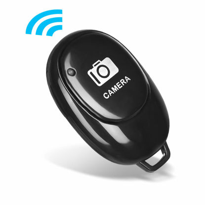 Picture of KAMISAFE Wireless Camera Remote Shutter - Wireless Remote Control for iPhone & Android Phones iPad Tablets, Portable Selfie Clicker for Photos and Videos