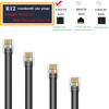 Picture of LanSenSu RJ12 Cable Phone Cord RJ12 6P6C Male to Male Straight Wired for Both Data and Voice Use - 2Pack (Black, 3.3FT)