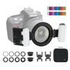 Picture of Godox MF12 MF12-K2 Macro Flash, Twin Macro Flash Lite, 12w 2.4G Wireless Control Off Camera Flash, TTL/Manual Mode, 3.7V/6.29W Lithium Battery, Compatible for Canon Nikon Sony Olympus Fuji Panasonic
