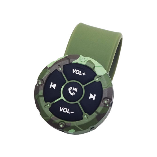 Picture of Jaesien Wireless Bluetooth Media Remote Button,Waterproof Phone Bluetooth Remote Controller for Driving,Cycling,Steering Wheel Control Button Green