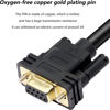 Picture of JUXINICE DB9 Female RS232-235 Pin Serial Extension Cable,D-SUB 9-Pin Connector with Bare Wire End Cable,3 Wire with Wiring Terminals (DB9 Female -235PIN 5FT)