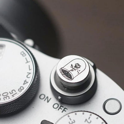 Picture of DBZZ Camera Shutter Release Button Compatibility: Compatible with Fuji XT5, XT4, XT30, XE3, xpro3 xpro2 xpro1 xt20 xt200 xt100 (Bottle Rose)