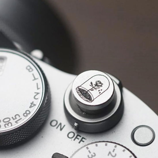 Picture of DBZZ Camera Shutter Release Button Compatibility: Compatible with Fuji XT5, XT4, XT30, XE3, xpro3 xpro2 xpro1 xt20 xt200 xt100 (Bottle Rose)