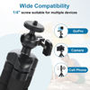 Picture of UTEBIT Flexible Phone Tripod with Phone Holder,Mini Tripod 360°rotatable,Camera Tripod Compatible for Go Pro/Video Recording/Vlogging/Travel Photography