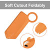 Picture of Healvaluefit Silicone Protective Case for Flipper Zero with Carrying Ring, Soft Protector Case Cover for Flipper Zero, Great for Hackers - Orange