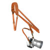 Picture of 4J LEDR Leather Camera Strap for One Camera,Leather Camera Strap Professional Single Leather Harness Shoulder Strap,Single Camera Strap for Photographers,Leather Strap for DSLR/SLR Quick Release Tan